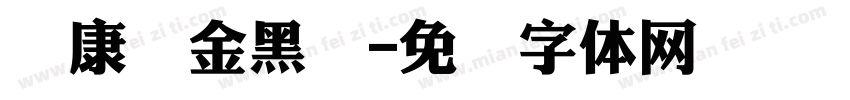 华康俪金黑简字体转换