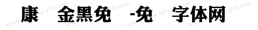 华康俪金黑免费字体转换
