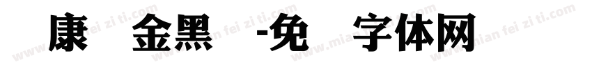 华康俪金黑简字体转换