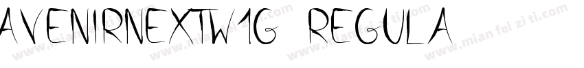 Avenirnextw1g-regula字体转换