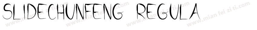 Slidechunfeng-regula字体转换
