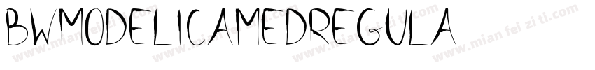 bwmodelicamedregula字体转换
