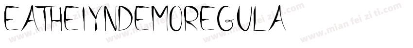 eatheiyndemoregula字体转换