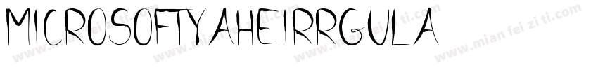 microsoftyaheirrgula字体转换