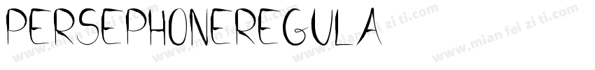 persephoneregula字体转换