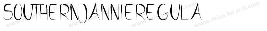 southernjannieregula字体转换
