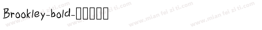 Brookley-bold字体转换