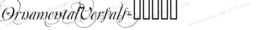 OrnamentalVersals字体转换