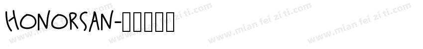 HONORSAN字体转换
