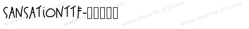 Sansationttf字体转换