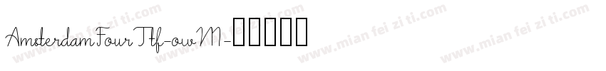 AmsterdamFourTtf-owM字体转换
