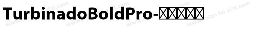 TurbinadoBoldPro字体转换