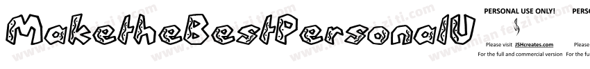 MaketheBestPersonalU字体转换