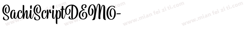 SachiScriptDEMO字体转换