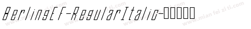 BerlingEF-RegularItalic字体转换