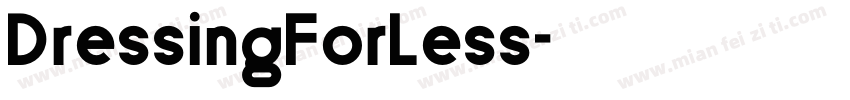 DressingForLess字体转换