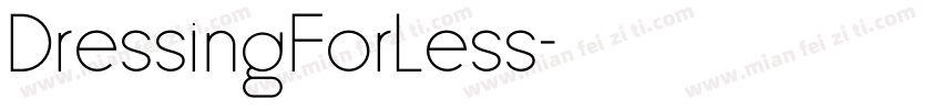 DressingForLess字体转换