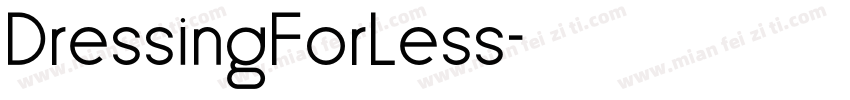 DressingForLess字体转换