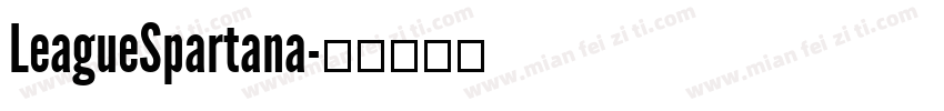 LeagueSpartana字体转换