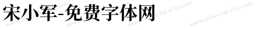 宋小军字体转换