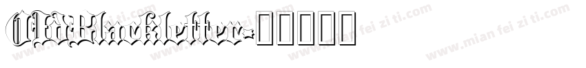OIdBlackletter字体转换