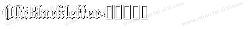 OldBlackletter字体转换