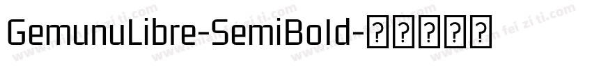 GemunuLibre-SemiBoId字体转换