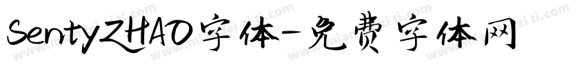 SentyZHAO字体字体转换