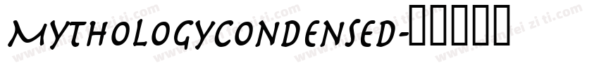 MythologyCondensed字体转换