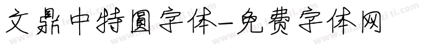 文鼎中特圓字体字体转换