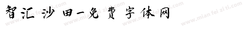 智汇沙田字体转换