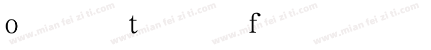 otf繁体字库字体转换