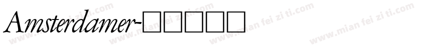 Amsterdamer字体转换