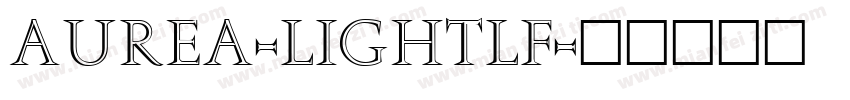 aurea-LightLf字体转换