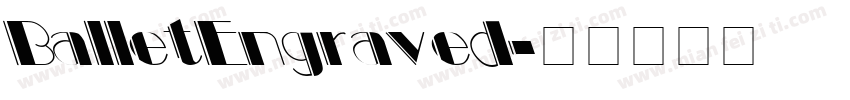 BalletEngraved字体转换