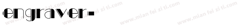 engraver字体转换