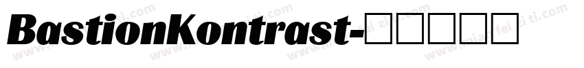 BastionKontrast字体转换