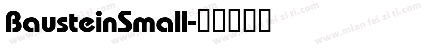 BausteinSmall字体转换