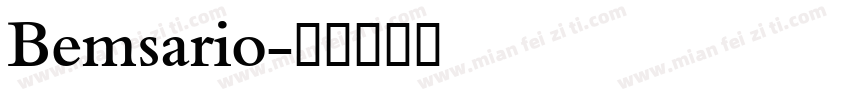 Bemsario字体转换