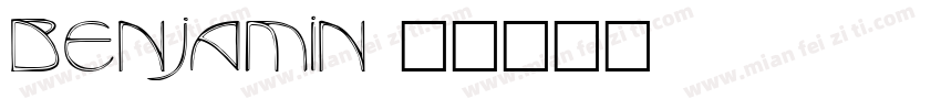 Benjamin字体转换
