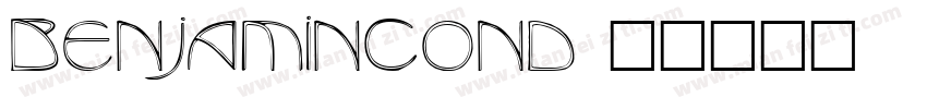 BenjaminCond字体转换