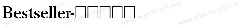 Bestseller字体转换