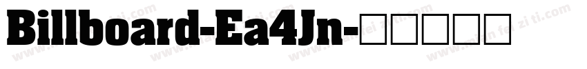 Billboard-Ea4Jn字体转换