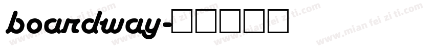 boardway字体转换