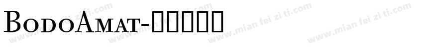 BodoAmat字体转换