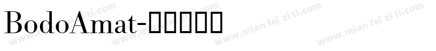 BodoAmat字体转换