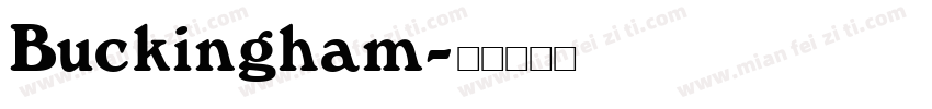 Buckingham字体转换