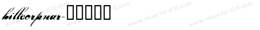billcorpnar字体转换