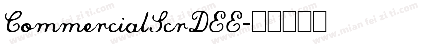 CommercialScrDEE字体转换