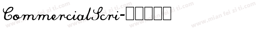 CommercialScri字体转换